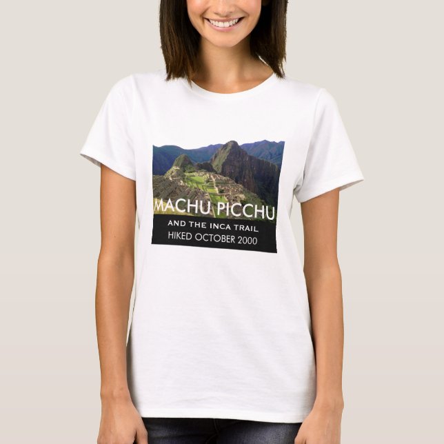 PersonligIncaslinga Machu jubileums- Picchu Tröja (Framsida)
