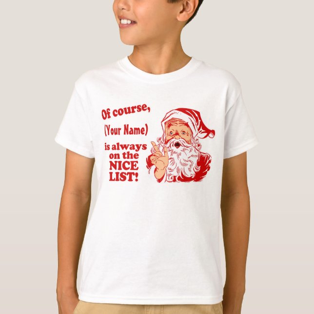 Personligjulgåvor T Shirt (Framsida)