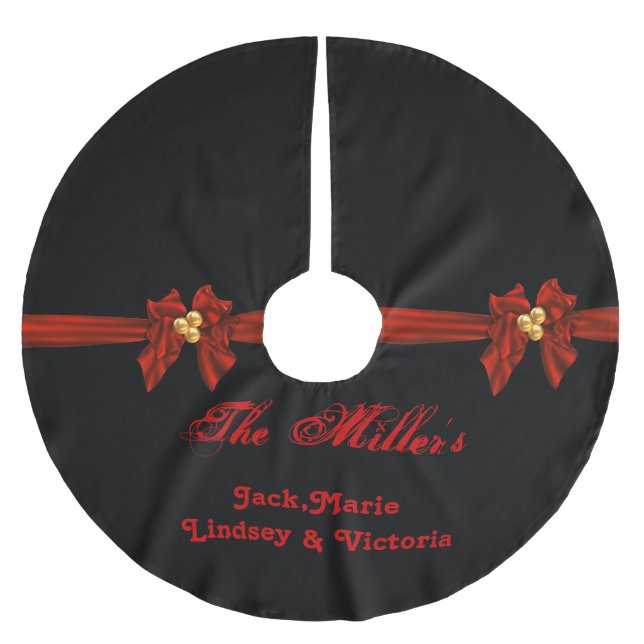 Personligjulgrankjol Julgransmatta Borstad Polyester (Framsidan)