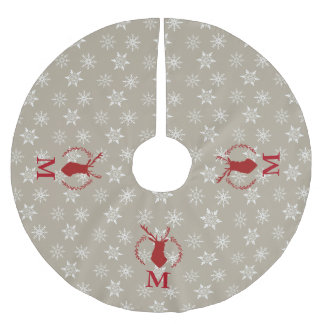 Personligjulgrankjol Julgransmatta Borstad Polyester