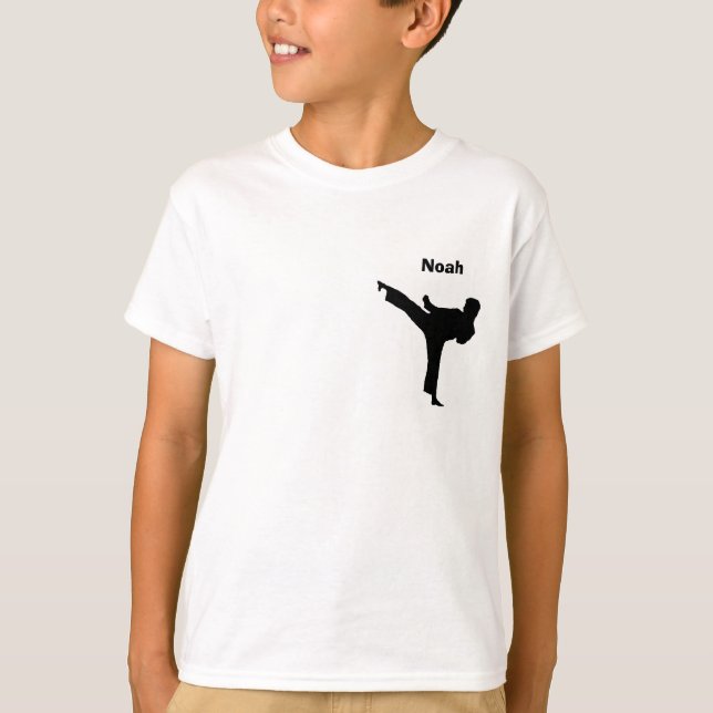 PersonligKarateskjorta Tee Shirt (Framsida)