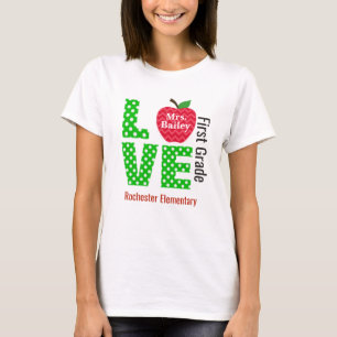 Personligkärlektröja för lärare t shirt