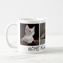 Personligkattfoto i kaffemugg