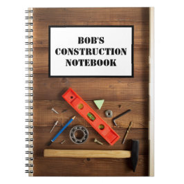 Personligkonstruktionsanteckningsbok Anteckningsbok