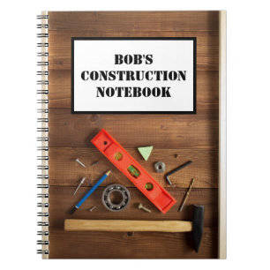 Personligkonstruktionsanteckningsbok Anteckningsbok