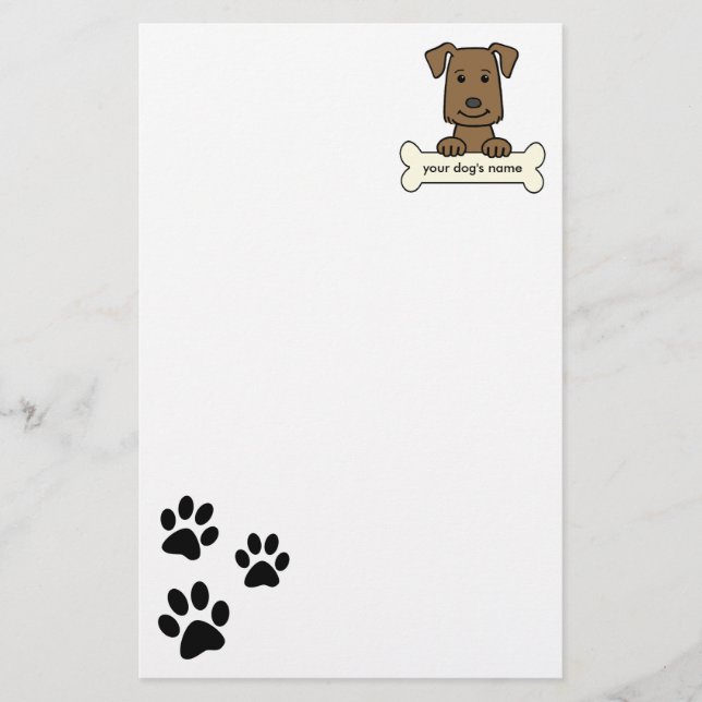 PersonligLabrador Retriever Brevpapper (Framsida)