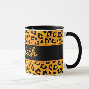 PersonligLeopardtryck Mugg