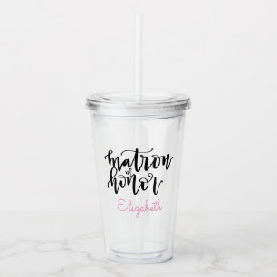 PersonligMatron av hederakryltumbleren Take Away Mugg