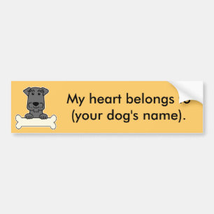 PersonligminiatyrSchnauzer Bildekal