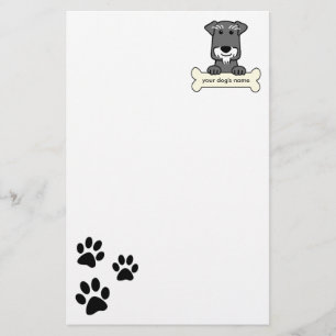 PersonligminiatyrSchnauzer Brevpapper