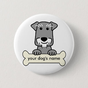 PersonligminiatyrSchnauzer Knapp