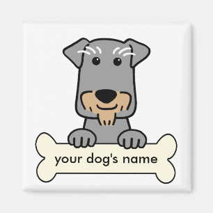 PersonligminiatyrSchnauzer Magnet