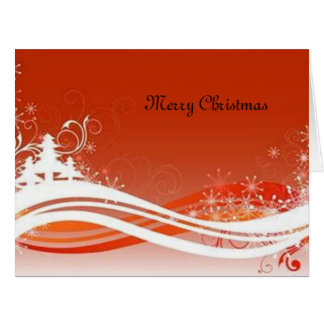 PersonligMonogram för jul - Jumbo Kort