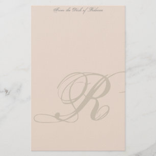 PersonligMonogrambrevpapper Brevpapper