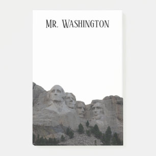 PersonligMount Rushmore foto Post-it Block