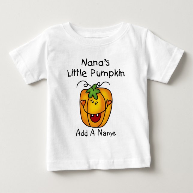 PersonligNanas lite Tshirt för pumpa Tee (Framsida)