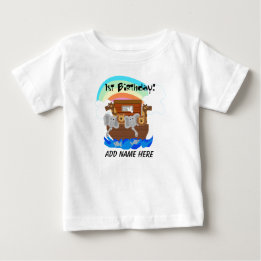 PersonligNoahs Tshirt för födelsedag för ark 1st T-shirt