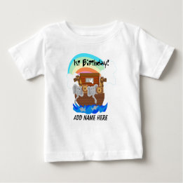 PersonligNoahs Tshirt för födelsedag för ark 1st Tee