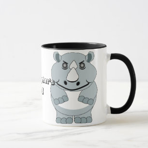 Personlignoshörningdesign Mugg