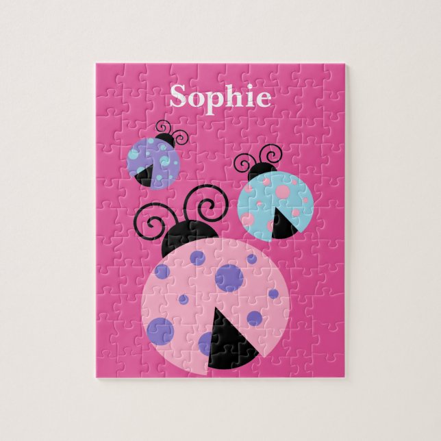 Personlignyckelpigabarns pussel (Vertikal)