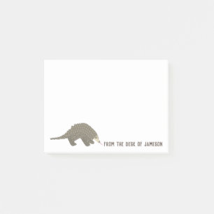 PersonligPangolin som Posta-Det noterar vadderar Post-it Block