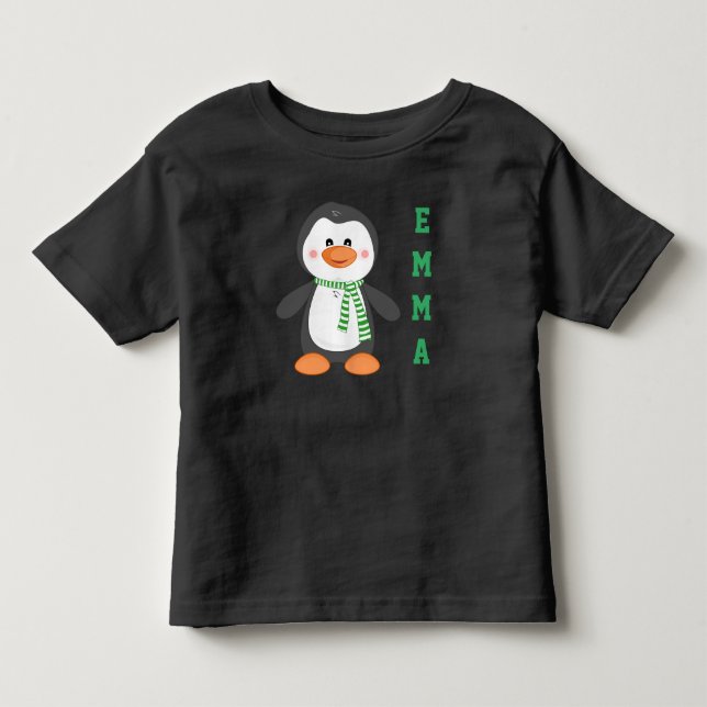 PersonligpingvinHoodie Tee Shirt (Framsida)