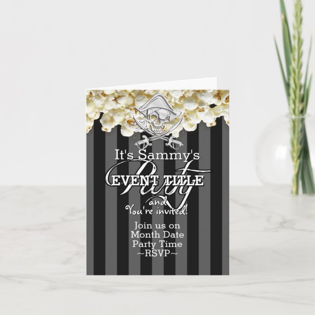 Personligpiratparty Inbjudan (Framsida)