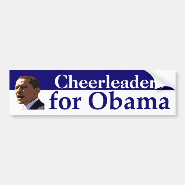 Personligporträttbildekal för Obama Bildekal (Framsidan)