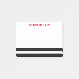 PersonligpostIten noterar B/W Post-it Block