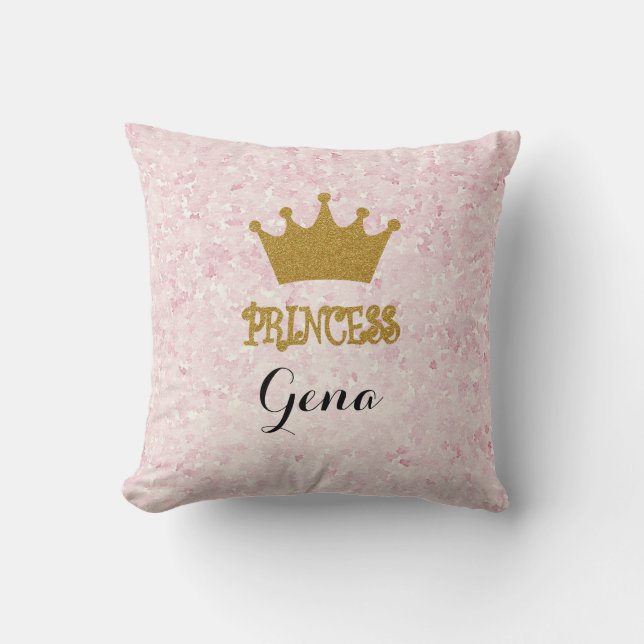 PersonligPrincess dekorativ kudde (Framsida)