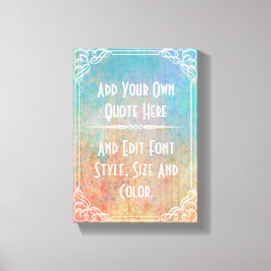 Personligquotations Canvastryck