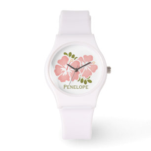 Personligrosahibiskus Armbandsur
