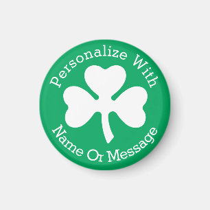 PERSONLIGShamrockst patricks day Magnet