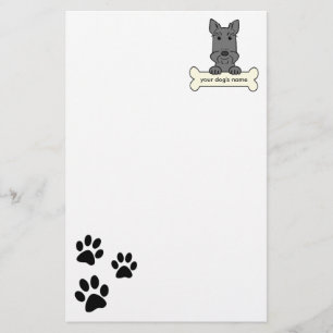 PersonligskottTerrier Brevpapper