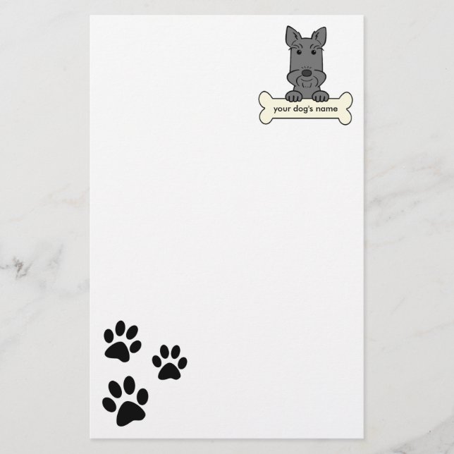 PersonligskottTerrier Brevpapper (Framsida)