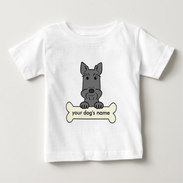 PersonligskottTerrier T-shirt (Framsida)