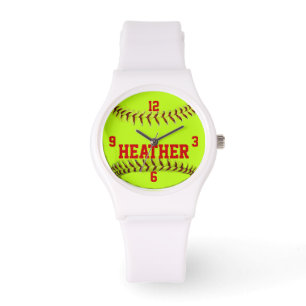 Personligsoftballarmbandsur Armbandsur