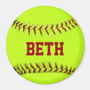 Personligsoftballmagnet Magnet