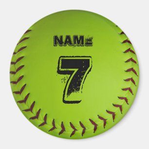 Personligsoftballmagnet Magnet