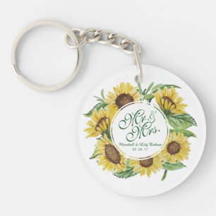 Personligsolroskran som gifta sig Keychain