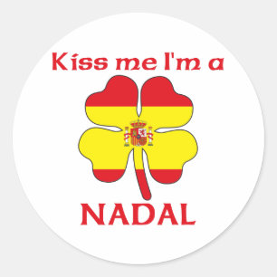 Personligspanjoren kysser mig I-förmiddagen Nadal Runt Klistermärke