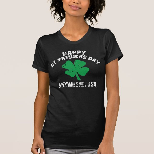 Personligst patrick's dayT-tröja Tee Shirt (Framsida)