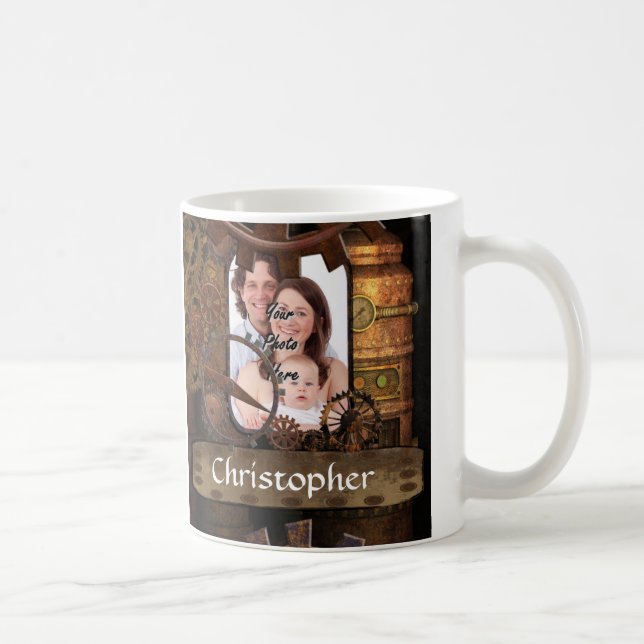 Personligsteampunkmaskineri Kaffemugg (Höger)