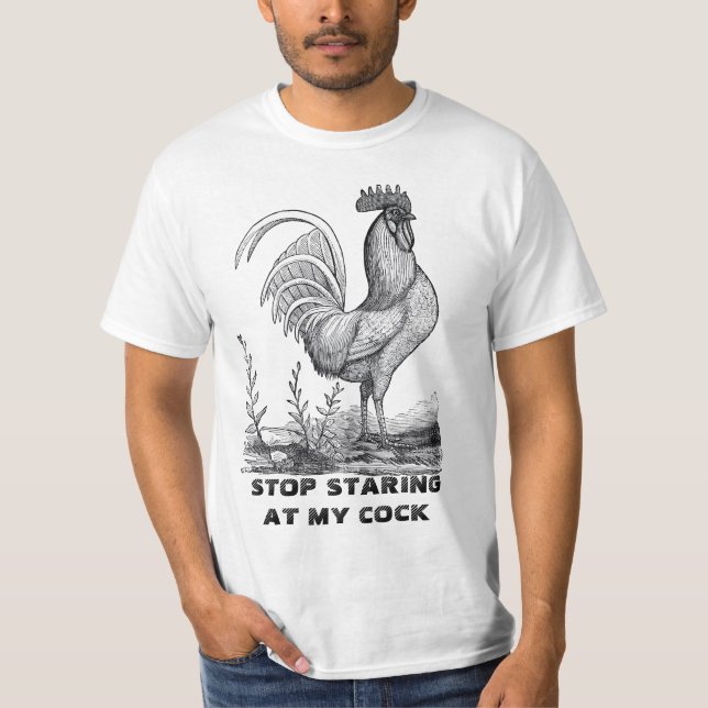 Personligstopp som stirrar på ..... t-shirt (Framsida)