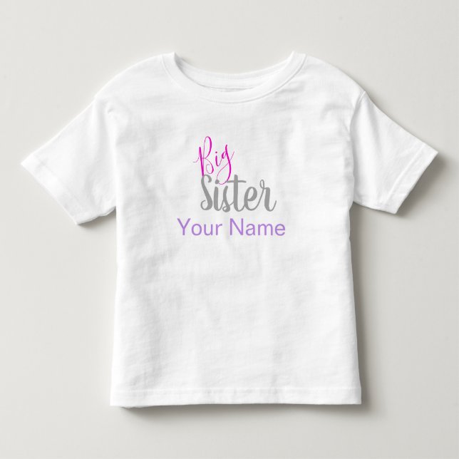 Personligstorasysterskjorta T-shirt (Framsida)