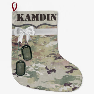 Personligstrumpaarmé OCP Camo enhetliga Camofl Stor Julstrumpa