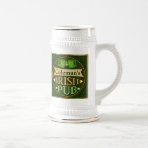 PersonligSts Patrick mugg för Pub för dag irlän