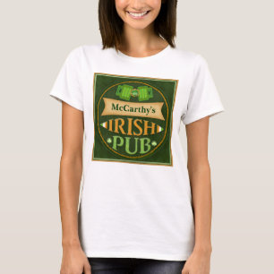 PersonligSts Patrick T-tröja för Pub för dag T Shirt