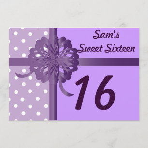 Personligsweet sixteen Invitartion-Skräddarsy Inbjudningar