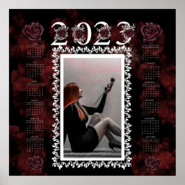 Personligt 2023  Gotisk stil Kalender  Poster